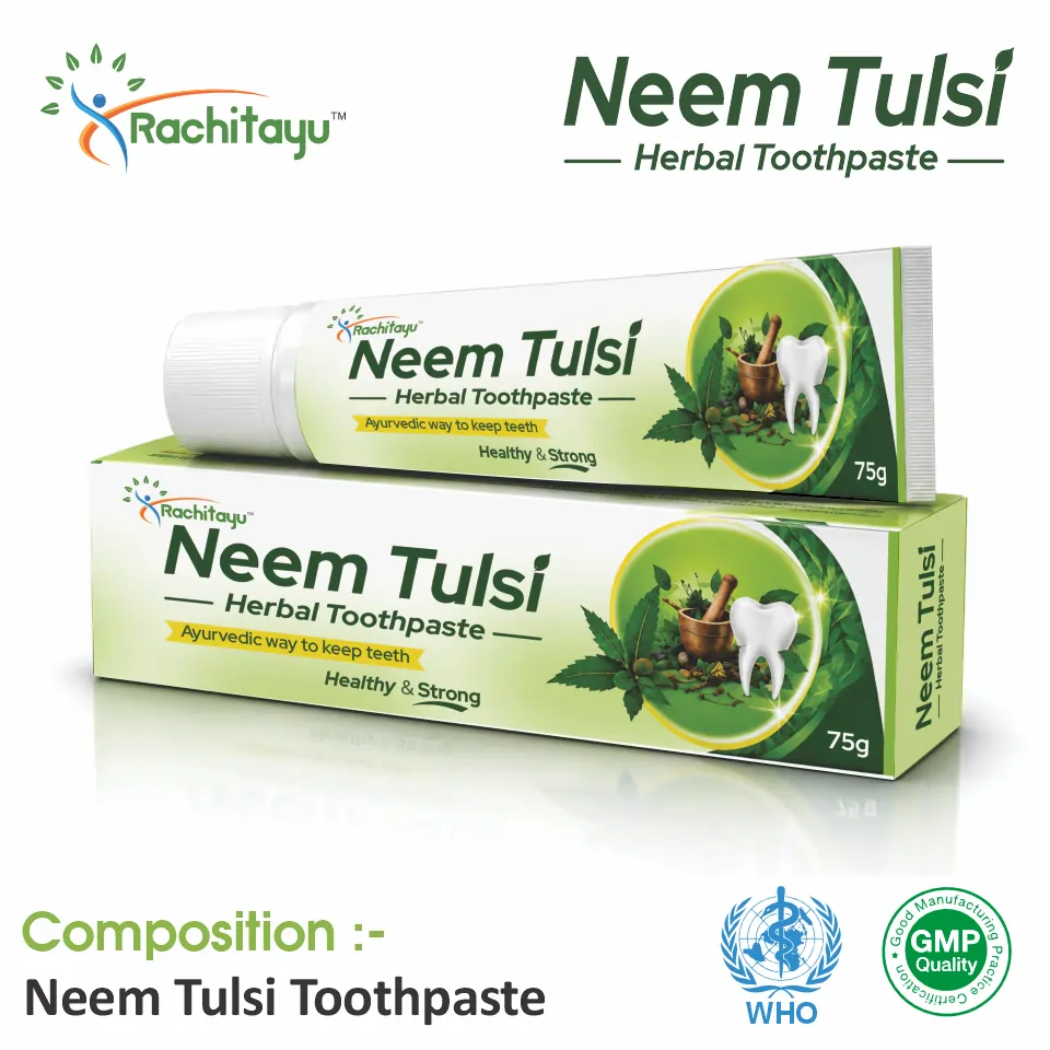 Ayurvedic Neem Tulsi Toothpaste | PCD Pharma Franchise for Herbal Oral Care